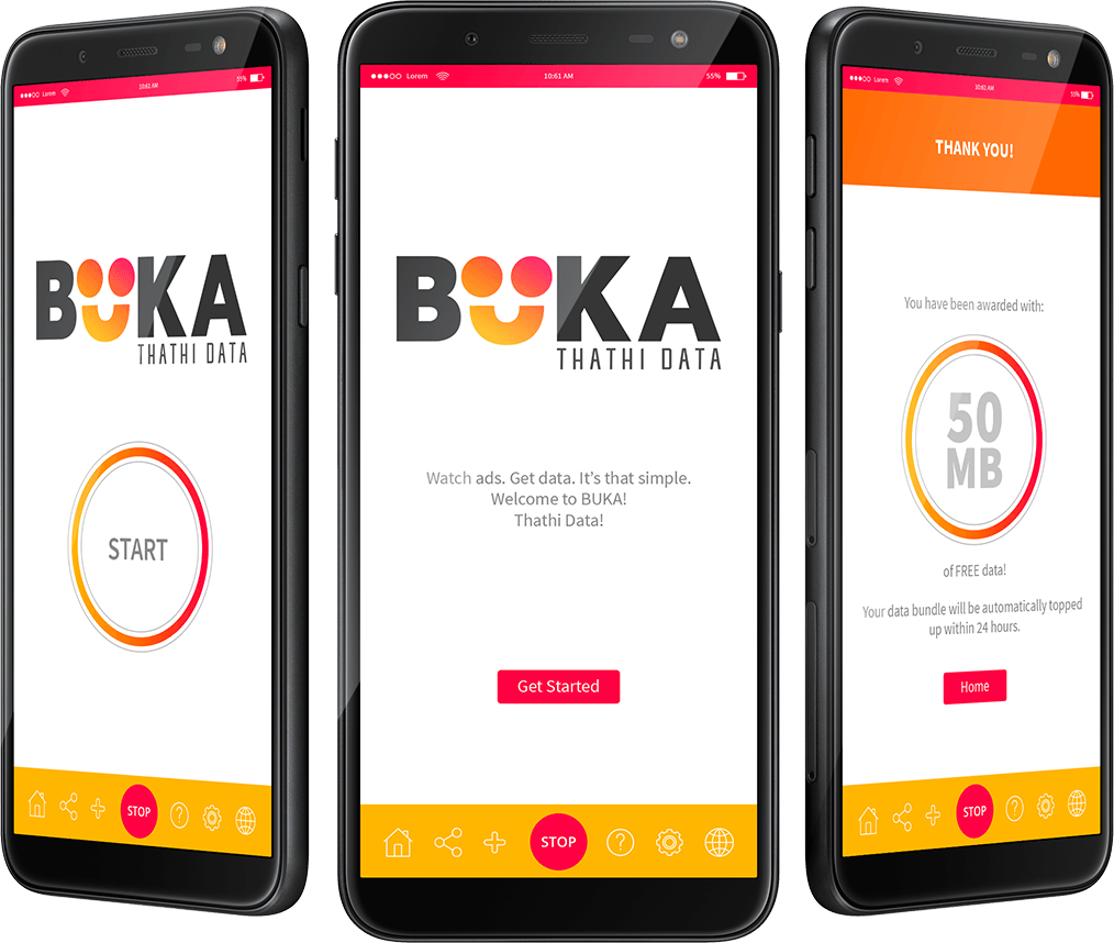 BUKA mockup images